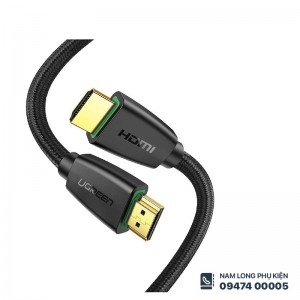 Cáp HDMI 15m 2.0 Ugreen HD118 Nylon - hàng chính hãng