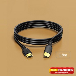 Cáp HDMI USAMS US-SJ426 U49 1.8m Truyền tốc độ cao 18GBPS Mạ vàng chống ăn mòn Cáp HDMI USAMS US-SJ426 U49 1.8m Truyền tốc độ cao 18GBPS Mạ vàng chống ăn mòn
