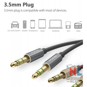 Jack 3.5 loại xin hiệu Rock dài 2m Jack 3.5 loại xin hiệu Rock dài 2m