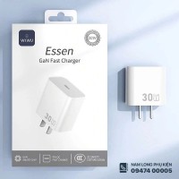 Củ sạc 30W WiWU Essen GaN chính hãng