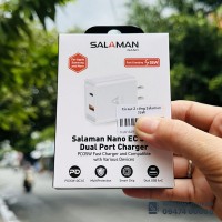 Củ sạc 35W 1 USB A +1 USB C Salaman