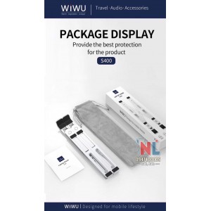 Giá đỡ thoát nhiệt cho Macbook, Laptop chính hãng Wiwu S400
