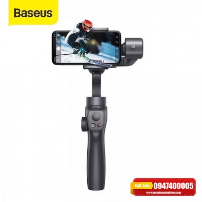 Tay cầm chống rung đa năng cho điện thoại Baseus Gimbal Stabilizer ( 3-Axis Handheld , w/Focus, Pull & Zoom, Smartphone Control Handheld )