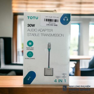 Jack chuyển Type C to 3.5 TOTU AD5 Jack chuyển Type C to 3.5 TOTU AD5
