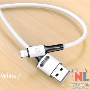 Cáp sạc Lightning USAMS US-SJ434 U52 (Sạc + Data) Cáp sạc Lightning USAMS US-SJ434 U52 (Sạc + Data)
