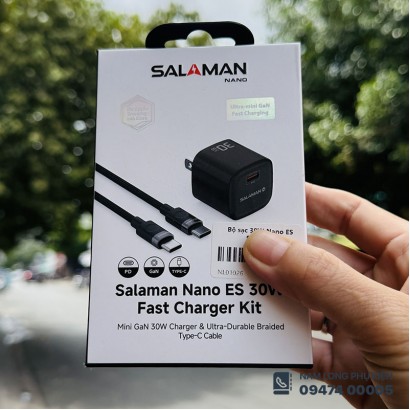 Bộ sạc 30W Salaman chính hãng