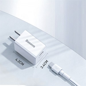 Bộ sạc iPhone 11 Quick Charger PD 3.0 18W chính hãng Baseus  Bộ sạc iPhone 11 Quick Charger PD 3.0 18W chính hãng Baseus