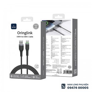 Cáp sạc USB A sang USB C WiWU OringLink C067 9V 3A
