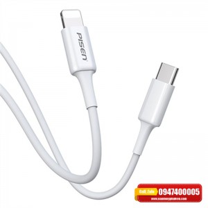Cáp Pisen Quick Type-C to Lightning 1000mm, sạc nhanh 3A, model: CL-PD-1000 - Hàng Chính Hãng Cáp Pisen Quick Type-C to Lightning 1000mm, sạc nhanh 3A, model: CL-PD-1000 - Hàng Chính Hãng