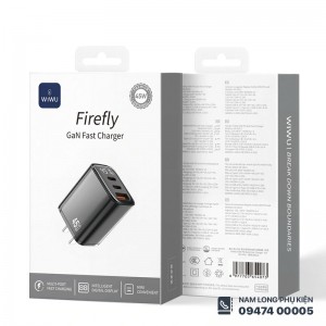 Củ sạc 45W WiWU Firefly Gan Fast Charge