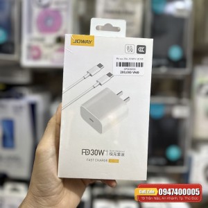Bộ sạc iPhone SamSung 30W Joway chính hãng