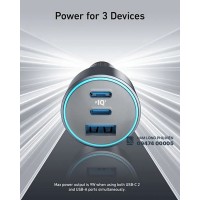 Tẩu sạc Anker 67W A2736 sạc siêu nhanh