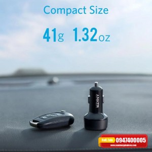Tẩu sạc ô tô Anker 35W A2732 chính hãng