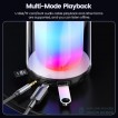Loa Bluetooth Toocki ánh sáng nhiều màu, âm thanh nổi