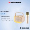Loa Bluetooth Monster GK600 (kèm 2 mic hát karaoke)