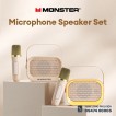 Loa Bluetooth Monster GK600 (kèm 2 mic hát karaoke)