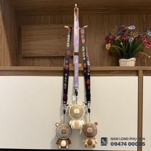Quạt mini hình gấu dễ thương