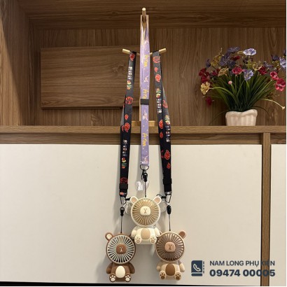 Quạt mini hình gấu dễ thương
