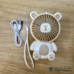 Quạt mini hình gấu dễ thương