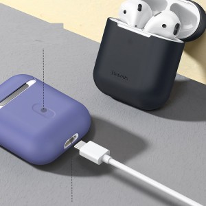 Ốp bảo vệ Airpods Baseus silicon siêu mỏng Ốp bảo vệ Airpods Baseus silicon siêu mỏng