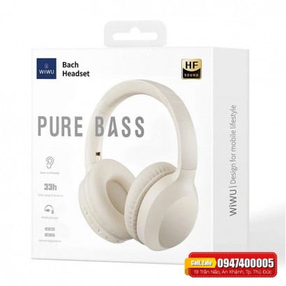 Tai nghe chụp tai Bluetooth WiWU TD-01 Pure Bass