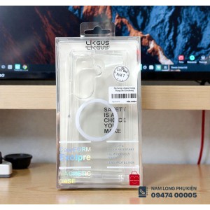 Ốp lưng Galaxy Z Fold 7 Likgus trong suốt có sạc không dây