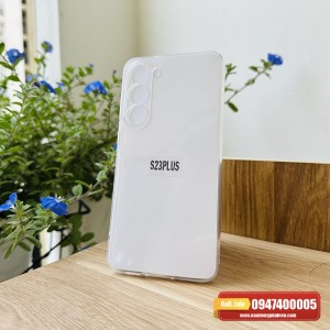 Ốp lưng Galaxy S23 Plus trong suốt silicon Ốp lưng Galaxy S23 Plus trong suốt silicon