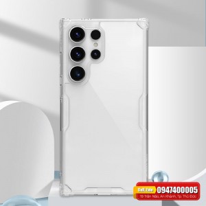 Ốp lưng Galaxy S24 Ultra Nillkin trong suốt chính hãng Ốp lưng Galaxy S24 Ultra Nillkin trong suốt chính hãng