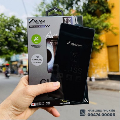 Cường lực chống nhìn trộm Galaxy S25 Ultra Anank