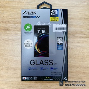 Cường lực Galaxy S26 Ultra trong suốt Anank