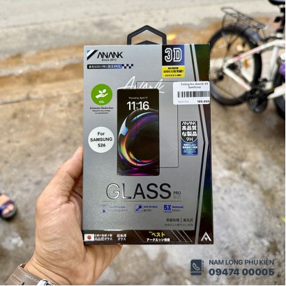 Cường lực Galaxy S26 trong suốt Anank
