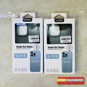 Ốp lưng iPhone 12 Pro Max Likgus viền màu 