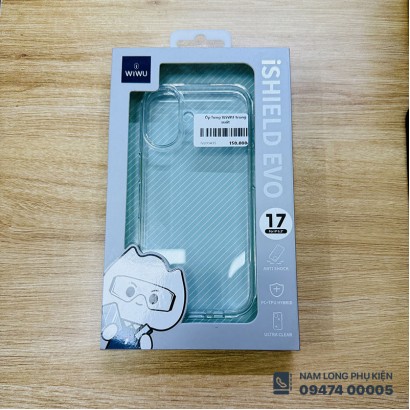 Ốp lưng iPhone 17 trong suốt WiWU