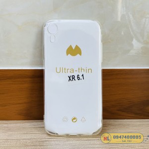 Ốp lưng iPhone XR silicon dẻo trong mềm Ốp lưng iPhone XR silicon dẻo trong mềm