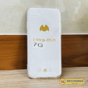 Ốp lưng iPhone 7/8 silicon dẻo trong mềm