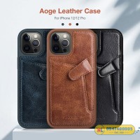 Ốp lưng iPhone 12/ 12 Pro/ 12 Pro Max Nillkin Aoge Leather