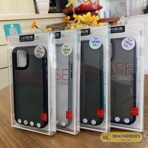 Ốp lưng iPhone 12/ 12 Pro Likgus viền màu 