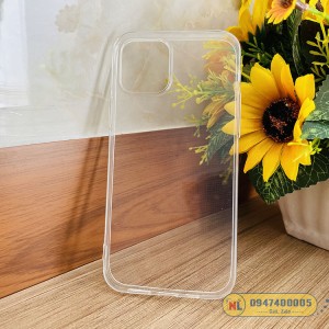 Ốp lưng iPhone 12/12 Pro silicon dẻo trong mềm