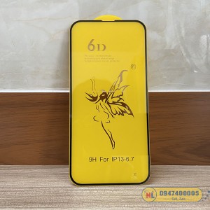 Cường lực iPhone 13 Pro Max Full 9H 6D thiên thần Cường lực iPhone 13 Pro Max Full 9H 6D thiên thần