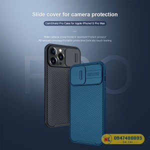 Ốp lưng iPhone 13 Pro Max Nillkin CamShield chính hãng Ốp lưng iPhone 13 Pro Max Nillkin CamShield chính hãng