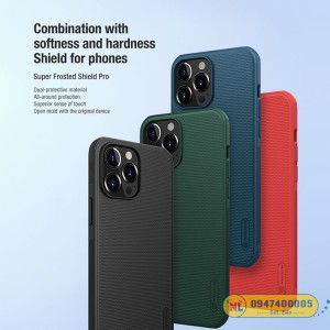 Ốp lưng iPhone 13 Pro Max Nillkin Super Frosted Shield Pro Ốp lưng iPhone 13 Pro Max Nillkin Super Frosted Shield Pro