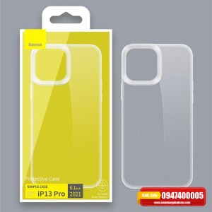 Ốp lưng iPhone 13/ 13 pro/ 13 Pro Max Baseus silicon trong suốt  Ốp lưng iPhone 13/ 13 pro/ 13 Pro Max Baseus silicon trong suốt