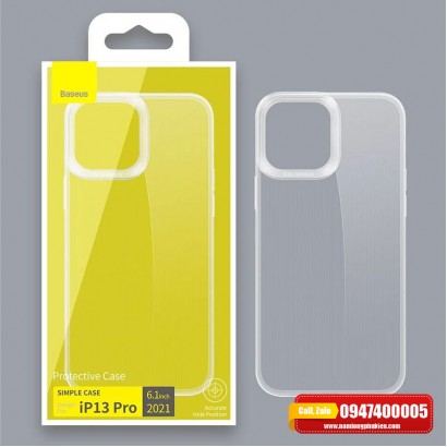 Ốp lưng iPhone 13/ 13 pro/ 13 Pro Max Baseus silicon trong suốt 