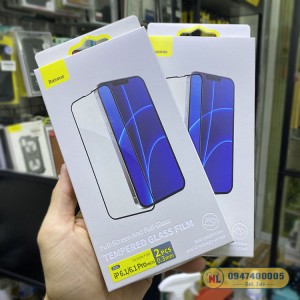 Cường lực iPhone 13 Pro bộ 2 miếng dán hiệu Baseus chính hãng Cường lực iPhone 13 Pro bộ 2 miếng dán hiệu Baseus chính hãng