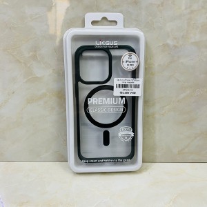 Ốp lưng iPhone 13 Pro Likgus trong viền màu hỗ trợ sạc không dây