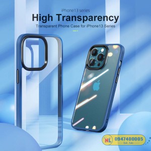 Ốp lưng iPhone 13 Pro Rock trong suốt viền màu Ốp lưng iPhone 13 Pro Rock trong suốt viền màu