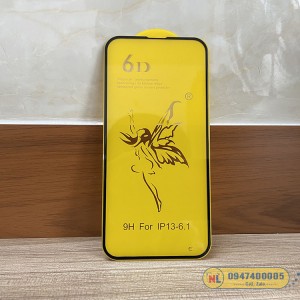 Cường lực iPhone 13/13 Pro Full 9H 6D thiên thần Cường lực iPhone 13/13 Pro Full 9H 6D thiên thần