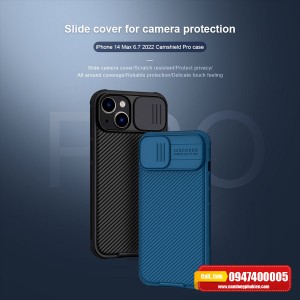 Ốp lưng iPhone 14 Plus Nillkin Camshield Pro chính hãng