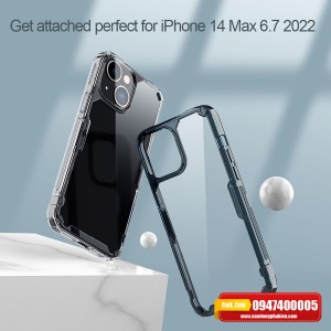 Ốp lưng iPhone 14 Plus Nillkin trong suôt