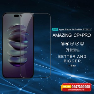 Cường lực iPhone 14 Pro Max Nillkin CP+Pro chính hãng Cường lực iPhone 14 Pro Max Nillkin CP+Pro chính hãng